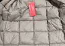 美力城长款羽绒服女装新款90%鹅绒过膝外套连帽户外休闲运动风051 灰色 M 实拍图