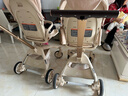smartstroller遛娃神器婴儿推车可坐可躺轻便折叠双向高景观0-6岁用宝宝溜娃车 香槟金(铝合金车架+3D舒适透气) 实拍图