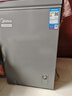 美的（Midea）100L单温家用冰柜减霜冷藏冷冻柜两用小冰柜一级能效节能冷柜小型冰箱BD/BC-100KMF(E)国家补贴 实拍图