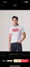 Levi's李维斯情侣美式宽松印花时尚简约舒适潮流纯棉圆领短袖T恤 白色 002A0-0000 XL 实拍图