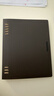 国誉(KOKUYO)一米新纯A5活页本办公笔记本子活页纸可替换附索引页 40张 深棕 WSG-RUSP12DS 实拍图