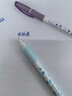 白雪（snowhite）【热门商品】直液式钢笔护手胶套免换墨囊速干小学生三年级EF小包尖 FP801 化学可擦蓝色墨水3支 实拍图