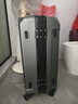 双星（doublestar）行李箱拉杆箱男次日达可登机箱大容量学生铝框密码箱旅行箱皮箱子 深灰色【加厚铝框可坐可踩】 24英寸  常用尺寸-加厚箱体 实拍图