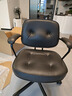 宜家（IKEA）阿勒夫耶正品人体工学椅办公椅真皮电脑椅商务老板椅家用休闲椅 深褐色(真皮) 实拍图