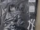 NEW ERA纽亦华加绒卫衣男女同款MLB立体胶印NY宽松套头衫 13338671-黑色 XL 实拍图