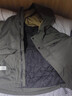 罗蒙（ROMON）秋冬加棉加厚外套男士青年棉衣服休闲连帽工装款防风夹克冲锋衣男 M1091灰绿色 2XL 实拍图