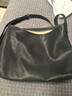 裘真植鞣头层牛皮羊皮自在hobo包单肩斜挎大容量通勤包包女 黑色-大号(羊皮） 大包 晒单实拍图