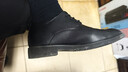 回力皮鞋男商务休闲鞋时尚百搭结婚新郎男士正装德比鞋 黑色(增高) 40 实拍图