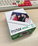 富士（FUJIFILM）  instax立拍立得相机 3英寸mini迷你相纸胶片胶卷 双包+相册+冰箱贴+收纳盒+边框贴【含20张白边】 官方标配 实拍图