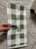 桌布新款欧式风格防水防油免洗餐桌茶几桌垫家用桌布 好运格子-绿色（常规款） 137*90cm 实拍图
