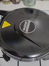 扬子 电饼铛电饼档家用双面加热烙饼锅煎饼机新款加深加大全自动断电不粘锅薄饼机烧烤小型春卷千层皮 黑色宽度28.5CM 深度2.8CM 配礼包 实拍图
