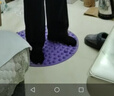 博舒健指压板脚底按摩垫疏通经络成人原地跑步垫按摩脚垫 紫色 实拍图