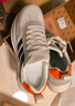 公牛世家休闲鞋2025男士新款透气老爹鞋网面运动跑步鞋子男 米色 40 实拍图
