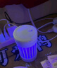 仟居佳 灭蚊灯室内外USB电击式家用紫灯光触媒灭蚊器驱蚊器小夜灯诱蚊 【带开关充电款】 小夜灯+蓝光灭蚊双模式 实拍图