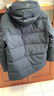 鸭鸭（YAYA）羽绒服男短款可拆连帽厚款保暖中青年冬季商务休闲外套02F藏青180 实拍图