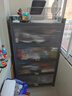 帅仕（shuaishi）厨房用具置物架落地多层餐边柜收纳碗柜家用橱柜微波炉烤箱储物柜 【升级特厚】灰5层80长42深 实拍图
