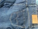 HLA海澜之家牛仔裤男三国演义大码直筒裤五袋款裤子男 牛仔蓝过渡色（深）5F L 175/84A(L)推荐66-71kg 实拍图