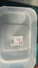 禧天龙冰箱保鲜盒食品级冰箱收纳盒塑料密封盒蔬菜水果冷冻盒 1.8L 2个 实拍图