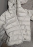 亚瑟士亚瑟士童装25年冬季儿童柔软舒适三防轻薄保暖羽绒服【高充绒量】 奶白色 清洁度1000-鸭绒 150 充绒量88.5g 实拍图
