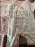 贝瑞加（Babyprints）婴儿连体衣2件装纯棉宝宝衣服新生儿柔软内衣透气爬服薄款 粉59 实拍图