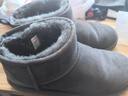 京东京造【纯羊毛】雪地靴男冬季羊皮毛一体加厚加绒保暖短筒男靴灰色41 实拍图