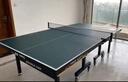 双鱼（DOUBLE FISH）专业乒乓球桌标准比赛训练室内家用训练球桌可折叠式乒乓球台案子 2026G 护眼橄榄绿/有轮18MM面板/可折叠 实拍图