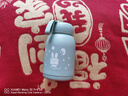 【京东物流送货上门】萌萌兔卡通水杯女牛奶玻璃杯创意便携杯子 蓝色萌萌兔 330ml 1只 实拍图