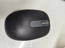 罗技（Logitech）M196 无线蓝牙鼠标 办公鼠标 笔记本商务办公家用 小巧便携 对称手型 石墨灰 实拍图