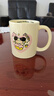 可爱卡通高颜值陶瓷猫咪马克杯情侣水杯送闺蜜创意实用杯子 爱心小狗马克杯【单杯】 1个350ml 实拍图