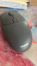 方正（Founder）无线双模鼠标 人体工学设计 2.4G无线蓝牙 光学鼠标  适用于笔记本台式一体机【灰色】 实拍图