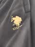 U.S. POLO ASSN.运动裤加绒男士休闲裤冬季保暖男裤宽松卫裤保罗裤子 黑平口 L 实拍图