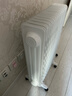 美的（Midea）【白玉】取暖器/电暖器/电暖气家用/烤火炉/13片节能速热/电热油汀/油酊/加热器/烘衣加湿HYX22N 实拍图