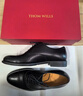 THOM WILLS商务正装皮鞋男牛皮手工三接头真皮英伦牛津鞋七夕礼物新郎婚鞋 黑色小牛皮+皮底款B035-H1 43 /8.5码 实拍图