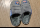 大嘴猴（paul frank）棉拖鞋男士秋冬季室内家居拖鞋毛绒保暖厚底棉鞋男款深灰280PF607 实拍图