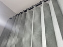 美居客隐形折叠浴帘免打孔防水防霉浴室卫生间隔断帘单帘1.8*2.0m(雅灰) 实拍图