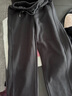 班尼路（Baleno）时尚拼接直筒裤女2025年秋冬季新款高腰藏肉加绒保暖百搭休闲裤 实拍图