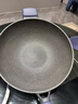 爱仕达（ASD）炒锅不粘锅轻量魔法石无烟炒菜锅钛锅32cm电磁炉燃气通用CL32Z8WG 实拍图