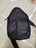 【运动腰包】跑步包男休闲斜挎包手机包防泼水健身包 黑色 实拍图