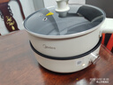 美的（Midea）电火锅 火锅专用锅3-4人 电锅一体家用多功能锅 一锅多用宿舍电煮锅 电热锅分体可拆 6L 【大容量|1800w速沸】HGE28T71 实拍图