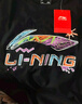 李宁短袖T恤文化衫男子LOGO字母印花圆领运动服AHSU745 实拍图