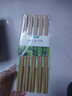 双枪 筷子无漆无蜡竹筷高温碳化天然环保家用餐具防滑筷子 10双 1包 实拍图