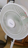 美的（Midea）【幸运草安睡1S】一级能效直流变频声控电风扇家用遥控卧室静音落地扇台式桌面抗菌大风力转页扇 实拍图