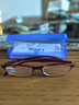 年轻态防蓝光老花眼镜添福系列男女款高清超轻中老年人花镜TF8008+250度 实拍图
