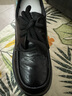 意尔康女鞋真皮百搭深口小皮鞋流苏串珠复古乐福鞋女 27014W黑色 35 实拍图