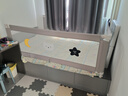 丸丫K2婴儿床围栏宝宝防摔护栏床边防掉档板免打孔三面1.5+2+2米 实拍图