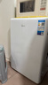 美的（Midea）116升小冰箱复古单门双温冷藏冷冻冰吧立柜客厅办公室租房宿舍美妆家用办公小型迷你冰箱BCD-116M 实拍图