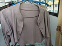 十月结晶月子坎肩孕妇装冬季产妇保暖睡觉护肩护颈哺乳披肩 暮山紫M码 实拍图