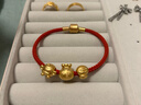 周生生黄金转运珠 足金Charme串珠男女福袋钱袋手串 89197C定价 福袋 实拍图