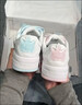 李宁奶酪丨板鞋女鞋秋冬季低帮舒适柔软小白鞋经典百搭休闲鞋运动鞋 【玛丽猫联名】白/粉/蓝(382)-7 36 实拍图