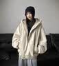 棉致座山雕连帽棉服女冬季新款加绒加厚保暖夹克棉衣外套羽棉袄绒服 M6047杏色【高品质】 L 100-120斤 实拍图